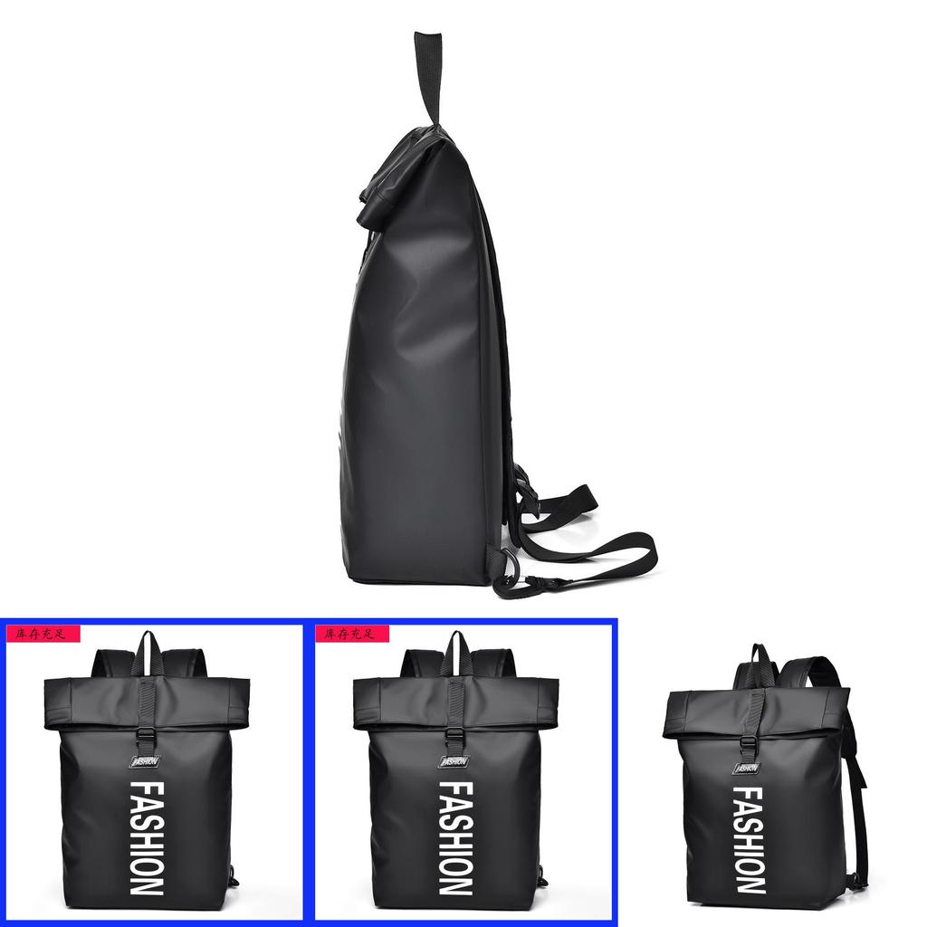 Minimalist Letter Pattern Backpack For Students With Large Capacity And Ergonomic Straps