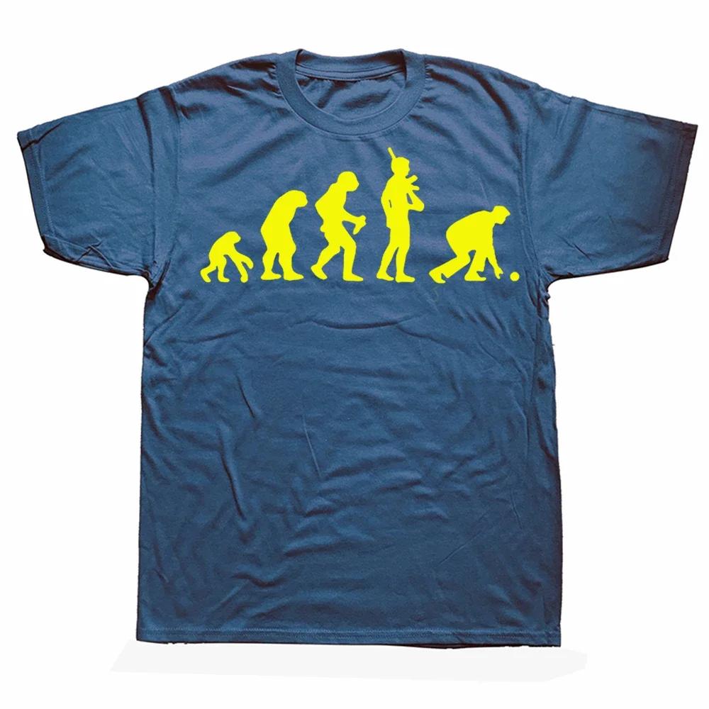Novelty Awesome Evolution Of Lawn Bowls T shirt Bowling Streetwear Short Sleeve Birthday Gift Summer Style T-shirt Mens Clothing
