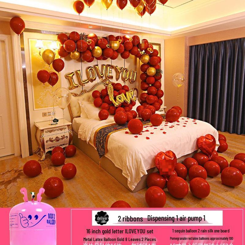 Small Helium Balloons with Hydrogen Inflator for Wedding and Birthday Decorations