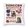 Mongo Is Appalled Pillowcase Printed Polyester Cushion Cover Decorative Dungeon Crawler Carl Throw Pillow Case Cover Home Zipper