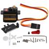 Micro Servo Motor Kit Stable Low Noise Quick Response Waterproof Mini Metal Gear Servo Kit for Axial SCX24 1 24 RC Car