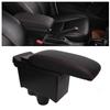Center Console Armrest Box Double Layer Storage Artificial Leather for Duster 2019‑2022