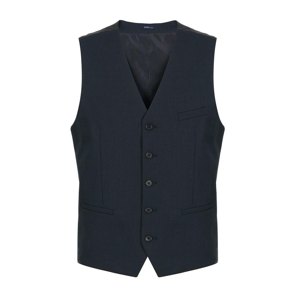 Bassohomme Wool Blended Luxe Suit Vest (Wsy1Ve10A)