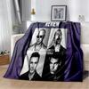 U2 Rock Bang Bono 3D-Druckdecke, Weiche Überwurfdecke für Zuhause Schlafzimmer Bett Sofa Picknick Reisen Büro Ruhe Decke Kinder