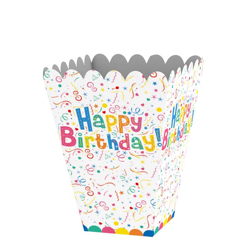 Einweg Farbiger Geburtstagsteller Geschirr Kinder Feiertagsarrangement Party Kuchen Pappteller Zubehör