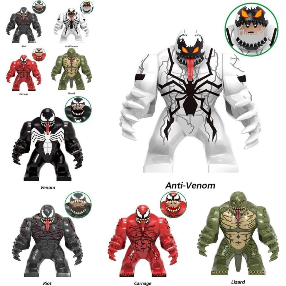 (StylB)Superhrdina Venom Anti Venom Mini Hračka Akční Figurka Pasuje na Stavební Kostky