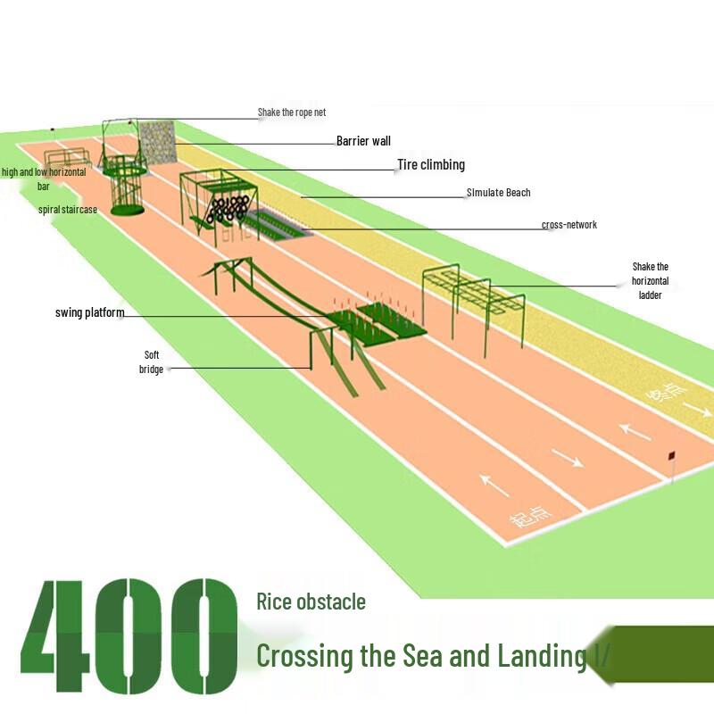 400m Outdoor Amphibious Training Soft Bridge