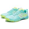 Li Ning Dämpfung Rutschfest Abriebfest Niedrig geschnitten Tischtennis Schuhe Unisex Leuchtendes Helles Grün APPT009-4