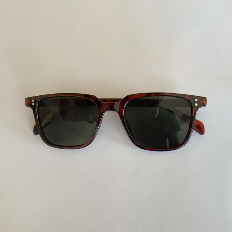 Small Square Frame Sunglasses Female Unique Vintage Style Male Round Face Decorative Slimming Glasses