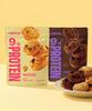 Escolha 2 tipos de mini biscoitos proteicos (Pacote de 4)