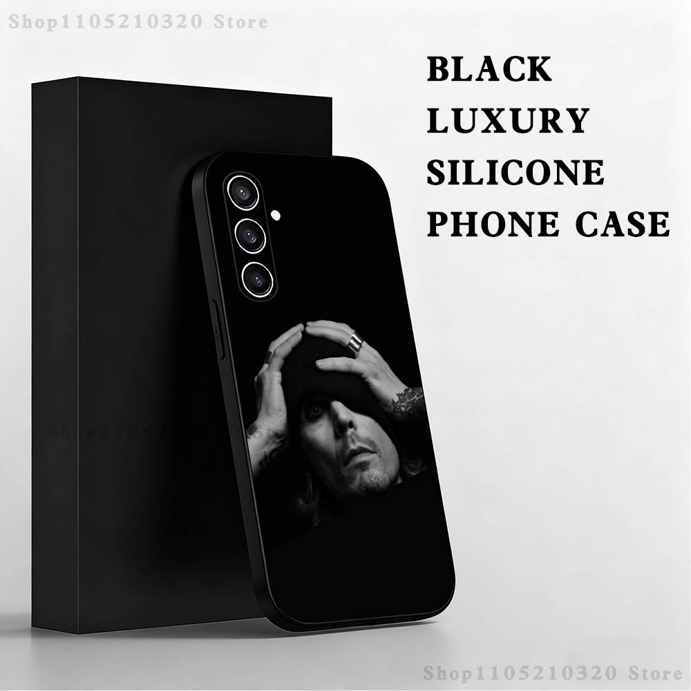 

V-Ville Valo Finnish vocalist Phone Case For Samsung S25,S24,S21,S22,S23,S30,Ultra,S20,Plus,Fe,Lite,Note,10,9,5G Black Cover SamsungS20