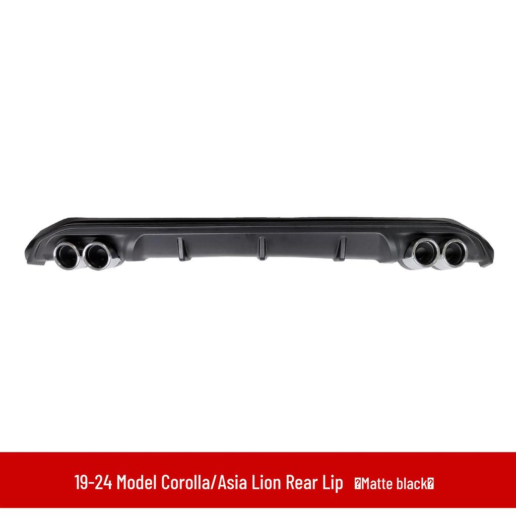 19-24 Corolla Modified Kit: Front Lip, Splitter, Side Skirts, Rear/Top Spoilers, Louvers, Corner Kits