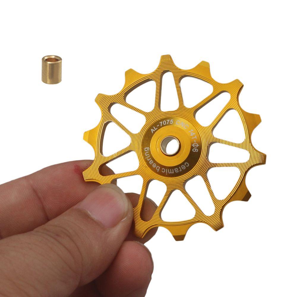 Bike MTB Ceramic Bearing Rear Derailleur Pulley Road  Bike Bearing Ceramic Pulley Rear Derailleur