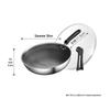 SUPOR 30cm Waben Edelstahl Wok