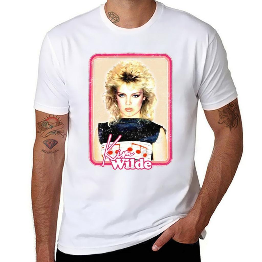 Kim Wilde 80s Aesthetic Fan Art Design (1) TShirt Work Casual Loose Fit TShirt