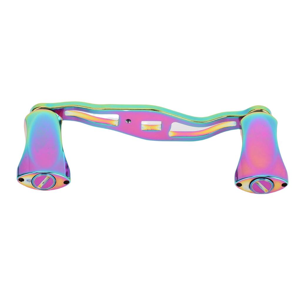 Spinning Fishing Reel Handle Aluminium Alloy Colorful Anodizing Process Baitcasting Reel Double Arm Handle Grip 95mm