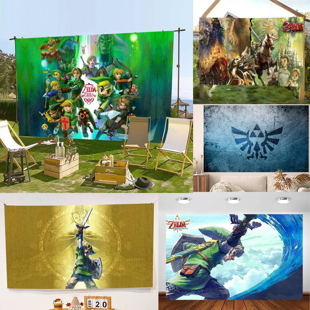 The L-Legend of Z-Zelda Polyester decorative wedding background Classic design decorations