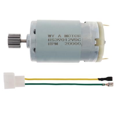 R390 12 Zähne Gleichstrommotor 6V 12V 12000-20000RPM Hochgeschwindigkeits-Elektromotor für ferngesteuertes Auto, Kinderauto, SUV-Teile