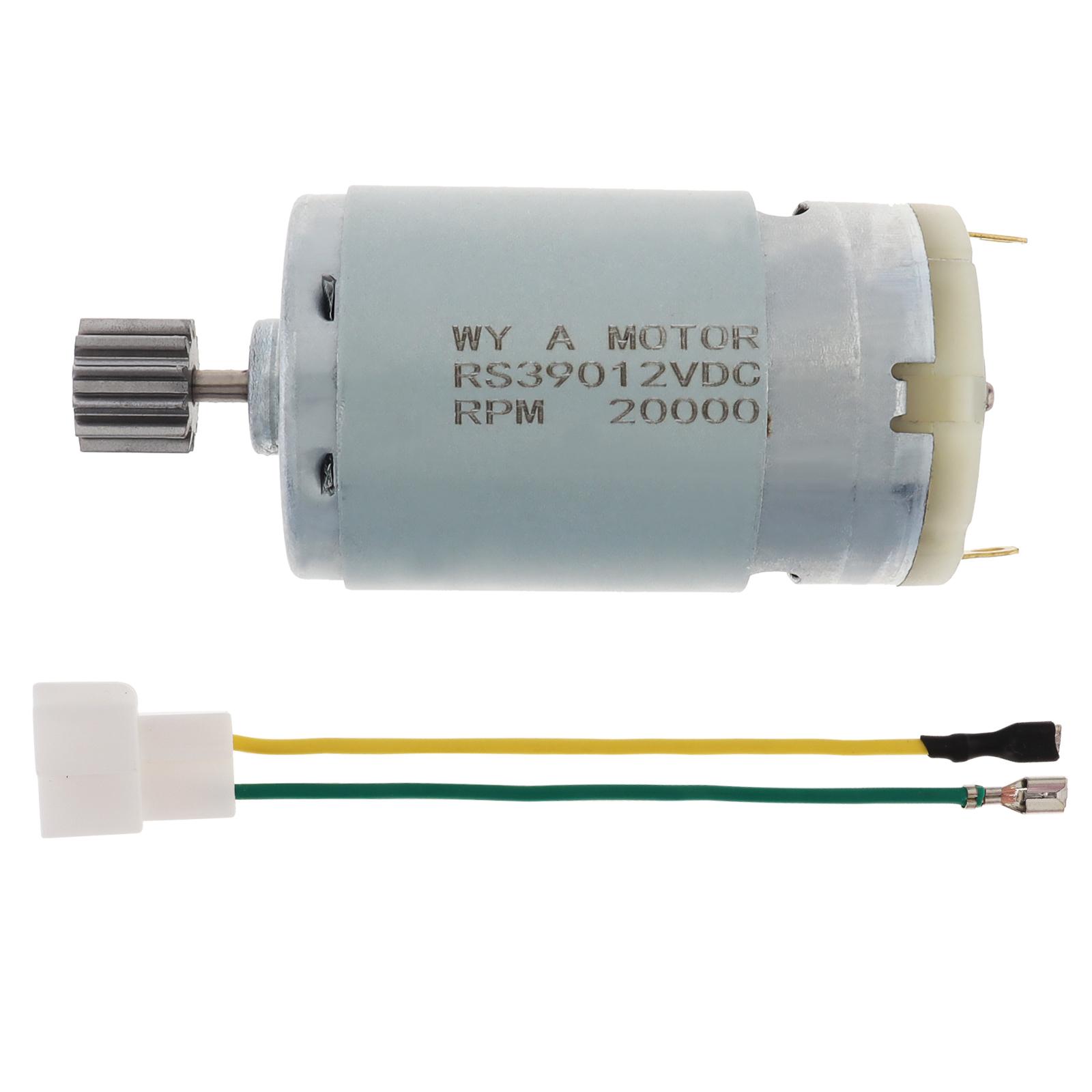 

R390 12 зубів двигун постійного струму 6V 12V 12000-20000 об/хв високошвидкісний електродвигун для автомобіля дистанційного керування, дитячих їздових автомобілів, запчастин для позашляховиків 12V 20000 RPM