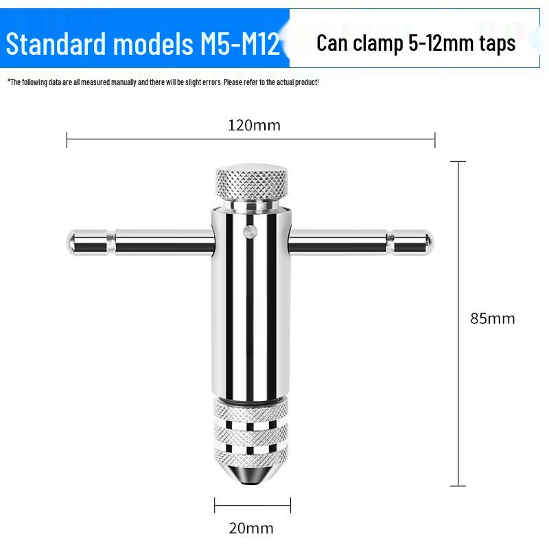 Adjustable Ratchet Tap Wrench (M5-M12)
