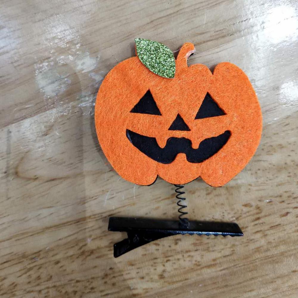 Halloween Hairpin Pumpkin Ghost Skull Buckle Headwear Festive Items PROM Party Props Small Gifts
