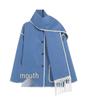 2023 Autumn/Winter European & American Fashion Women's Woolen Coat with Scarf Tassel