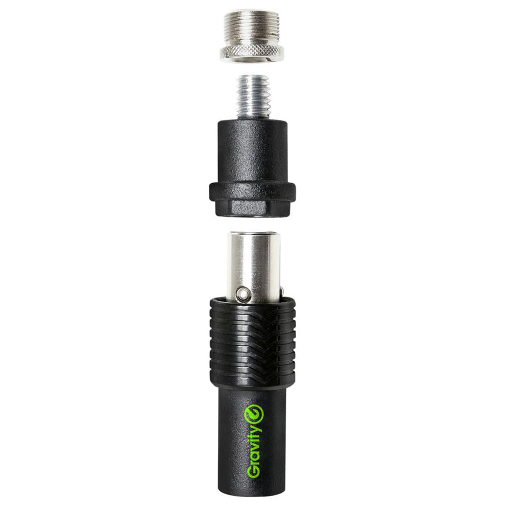 Gravity Microphone Stand Accessory One-Touch Adapter GMSQC1B Black
