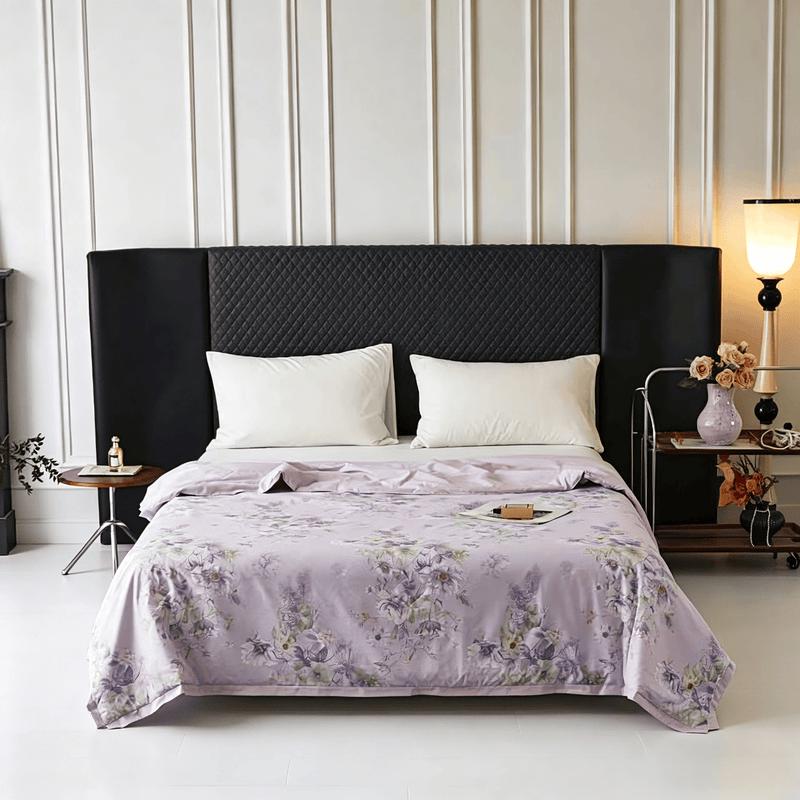 

Hodo Purple Mist Flower Summer Fiber Quilt