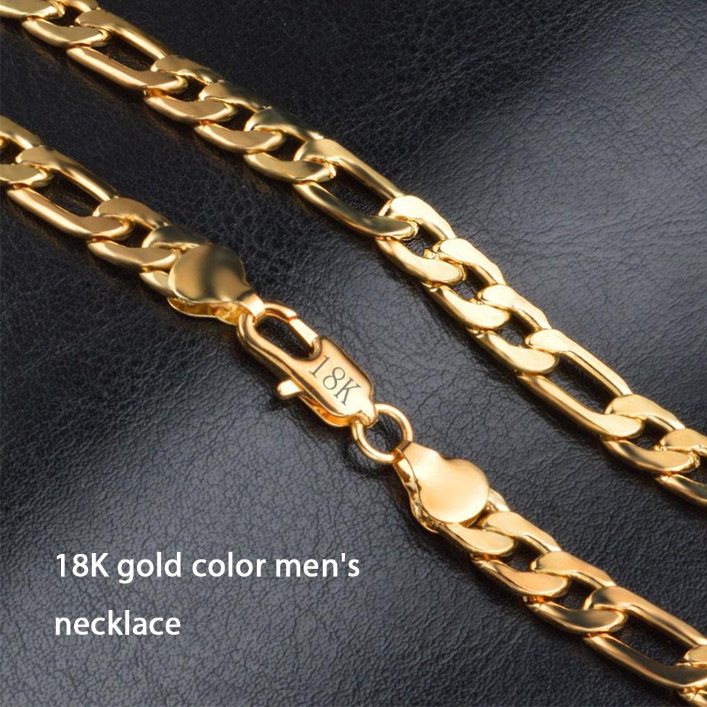 Male Necklace Metal Party Festival Holiday Wedding Engagement Club Chain Link Choker Street Punk Jewelry for Man