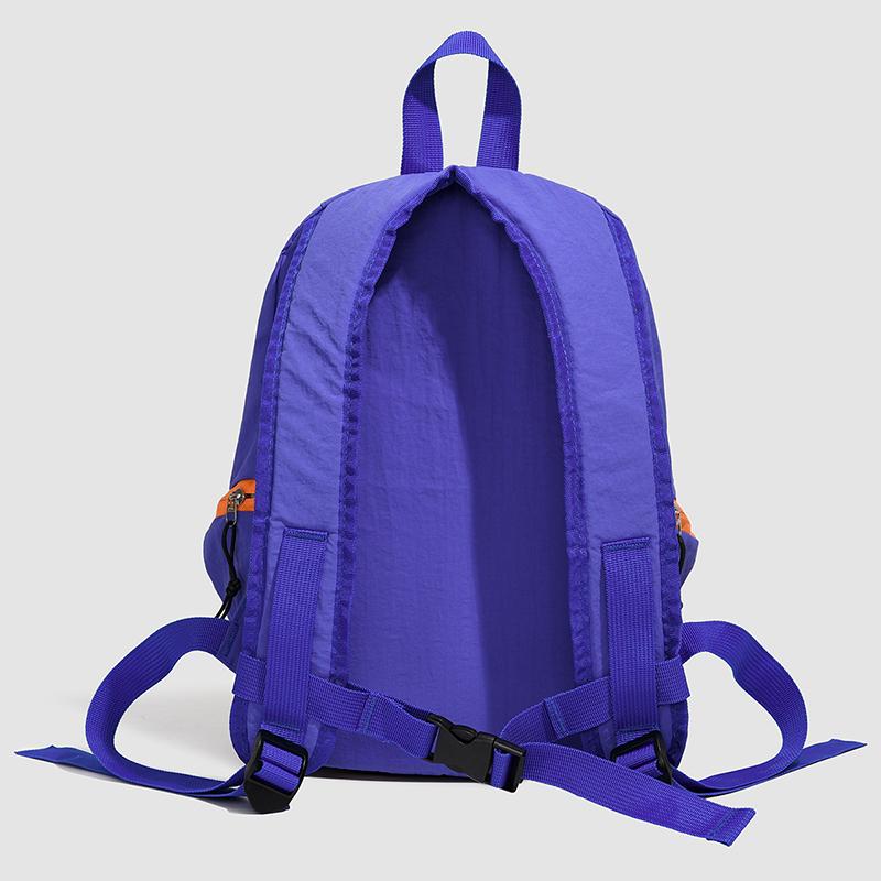 Lightweight Nylon Backpack for Women Men Casual Colorblock School Bag Outdoor Travel Pack