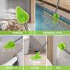 Retractable Long Handle Triangle Brush Multifunctional Floor Bathroom Cleaning Brush Sponge Brush Kitchen Supplies Cleaning Tools