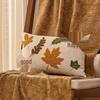 Autumn Maple Leaf Pumpkin Pillowcase for Thanksgiving & Halloween Decor