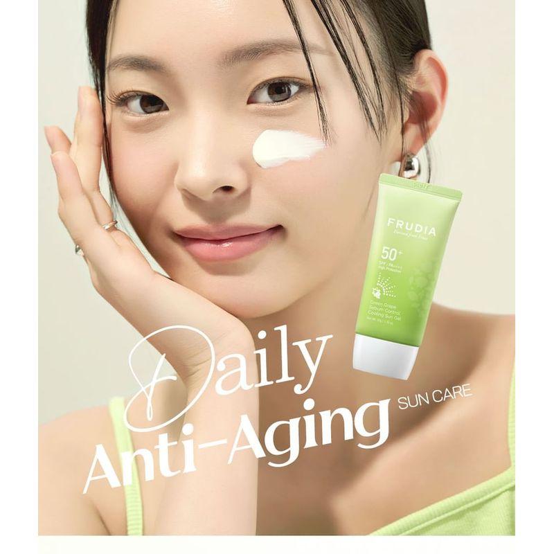 FRUDIA - Green Grape Sebum Control Sun Gel