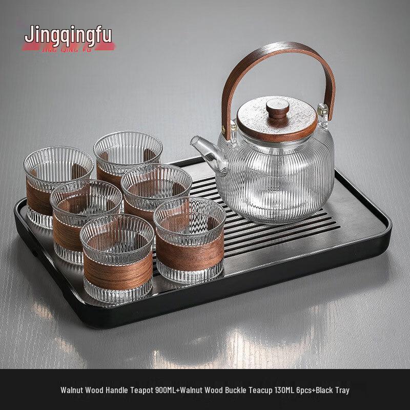 Jingqingfu Insulated Glass Tea Set