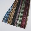 Elegante Gonna Lunga in Flanella con Paillettes Europee e Americane per Donne Africane - Vestibilità Slim, Taglia Grande, Design Grazioso