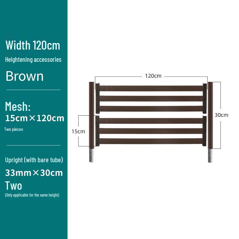 Outdoor Garden Courtyard Picket Fence & Climbing Frame