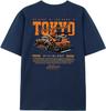 GORGLITTER 's Graphic Japanese Print Short Sleeve Tee Tops Casual Round Neck T S Unisex Shirt Cotton Oversize Large Size