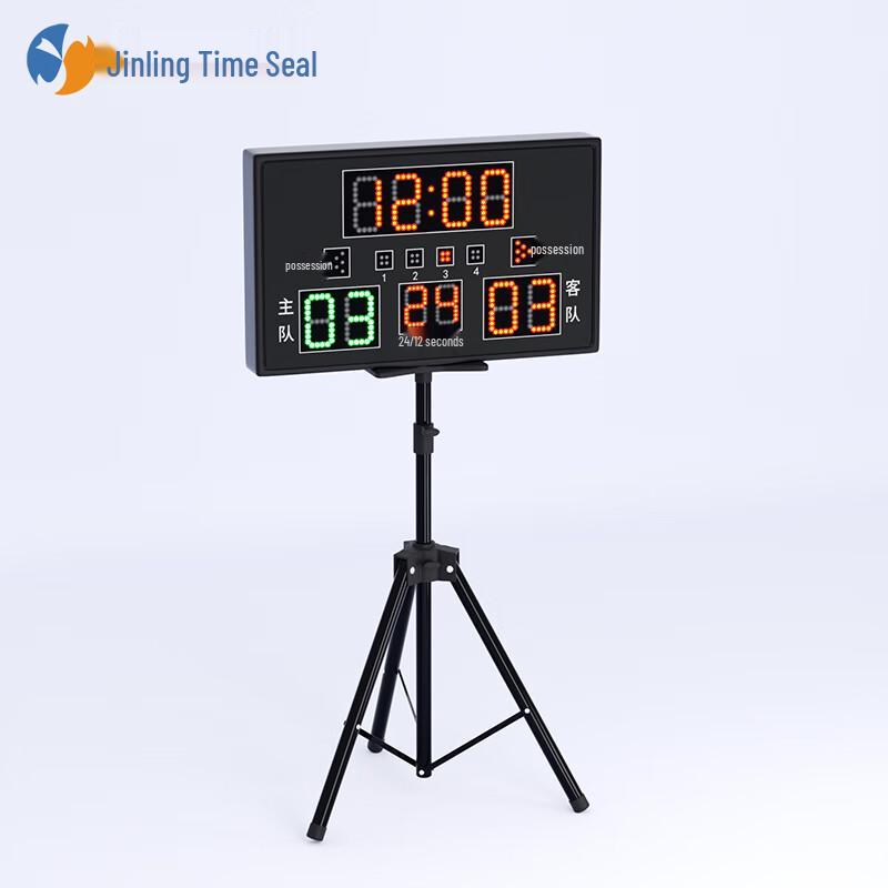 Jinling Shiyin Wireless LED Basketball Scoreboard with 24-Second Shot Clock