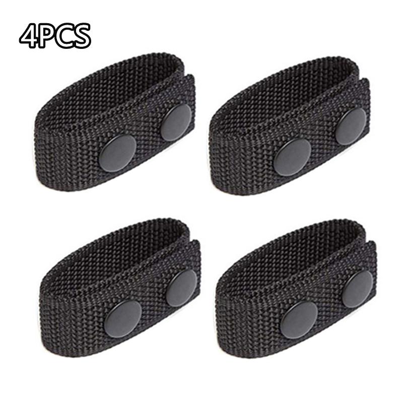 Anti-lost Elastic Lanyard Rope Spring Safety Strap Gun Rope For Key Ring Chain Flashlight Hunting Accessories