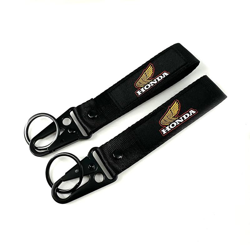 1pcs Motorcycle KeyRing Ribbon Lanyard KeyChain Key Holder For Honda CBR 125R 954 600 650F 650R 1100XX 1000F CBR 600RR 1000RR ZP8