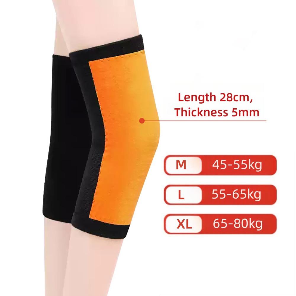 

Anti Cold Knee Pads Breathable Kneepad Knee Support Winter Warmer Supplies Women Men Old People Black XL