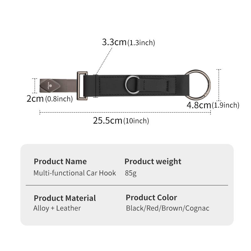 Car Storage Hook Long Headrest Hanger Seat Back Purse Bag Hook For Volkswagen VW Golf 4 5 6 7 Polo Jetta Sagitar Magotan Passat ze4