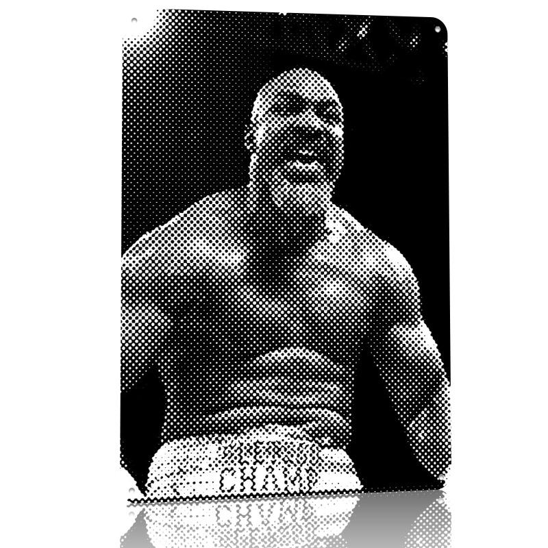 Mike Tyson Metallposter Benutzerdefinierte Wandkunst Retro Vintage Metallschilder für Man Cave Badezimmerdekoration Zimmer Mancave Dekoration Gaming
