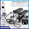 Mini stepper de fitness cu înălțime reglabilă, portabil, echipament de exerciții fitness, uz casnic, afișaj digital LCD, aparat de sală