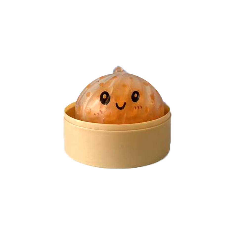 Dumpling Pressure Dumpling Squishies Cute Colorful Bun Toy Slow Rising Stress Relief Fidget Toy For Kids Adults Anti-Anxiety Gif