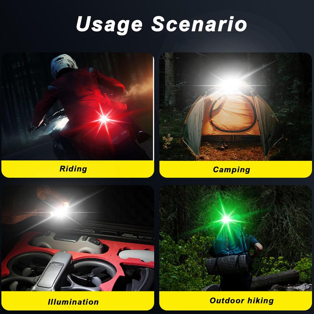 Drone Strobe Light, Anti-Collision Light for Night Flight, High-Brightness Rechargeable Flashing Light for Mini Series, Avata Series, Spark