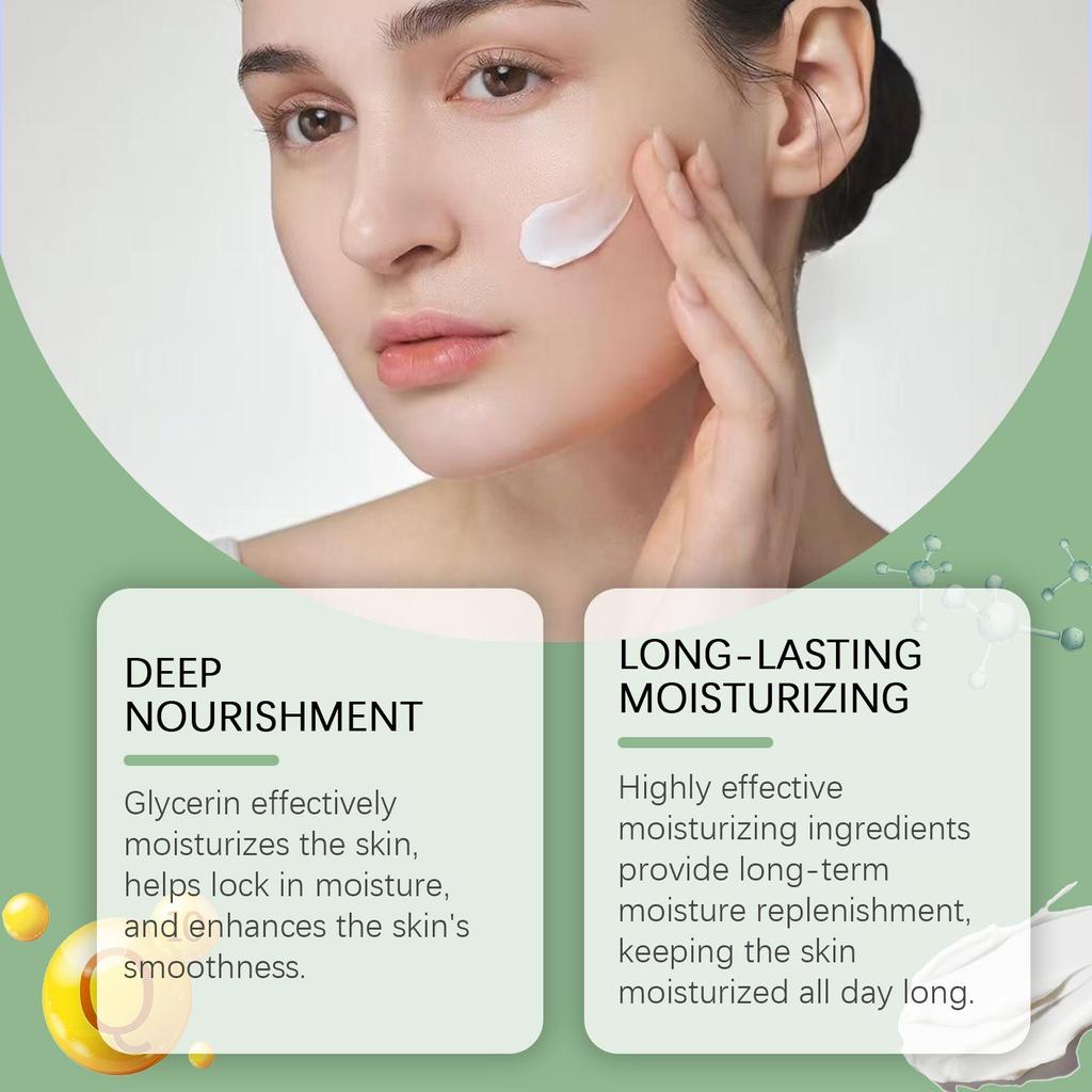 West&Month Moisturizing Cream - Gently Hydrates and Smooths Facial Skin, Repairs Dryness, Provides Moisture and Radiance Cream 60g