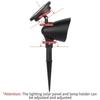 Wasserdichte Solarstrahler IP65 Garten Hinterhof Dekorlampe Neue Untergrundlampen