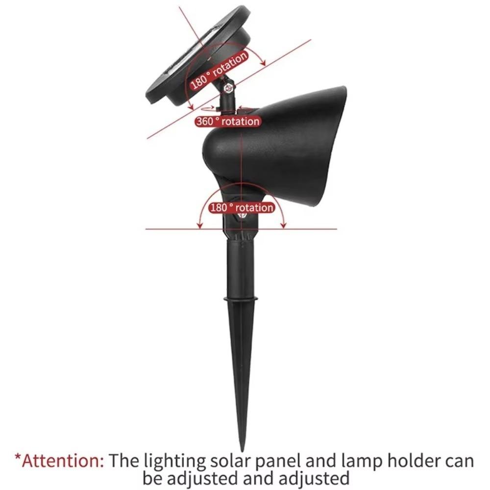 Wasserdichte Solarstrahler IP65 Garten Hinterhof Dekorlampe Neue Untergrundlampen