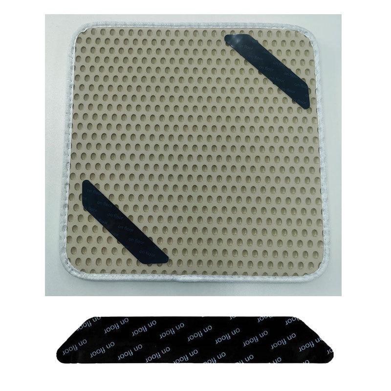 Extra Large Double-Layer Cat Litter Mat - Anti-Tracking, Anti-Splash, Sand Control for Pets